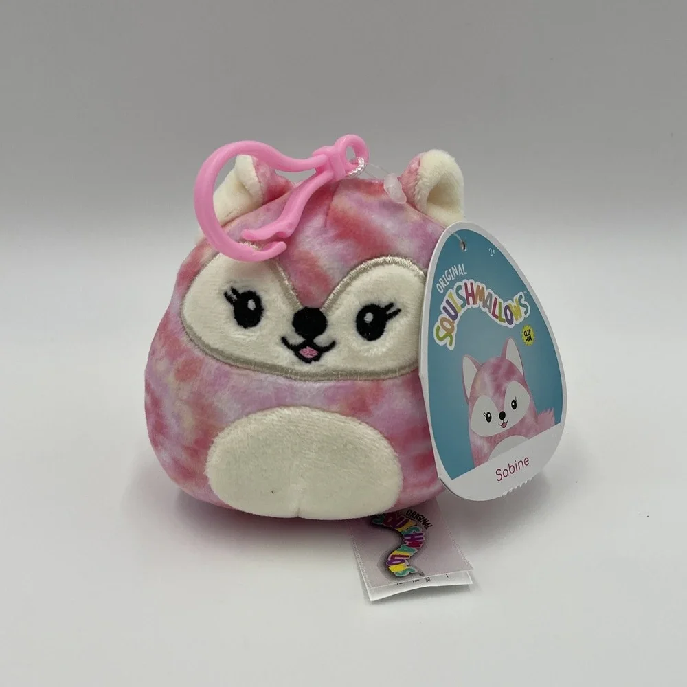 Squishmallows Clip-On Sabine The Fox NWT Squishmallows #023‎
